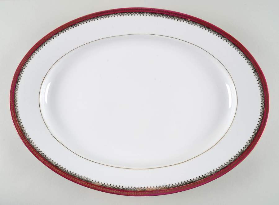 CIM9 19" Oval Serving Platter by Crown Imperial-1