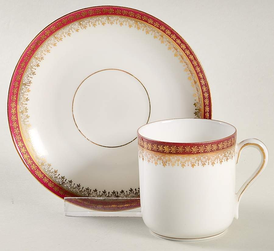 CIM9 Flat Demitasse Cup & Saucer Set by Crown Imperial-1
