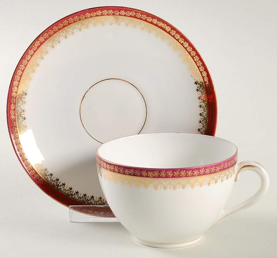 CIM9 Footed Cup & Saucer Set by Crown Imperial-1