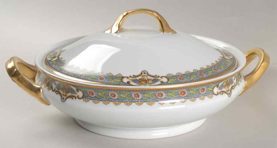 Clayton Round Covered Vegetable by Crown Imperial-1