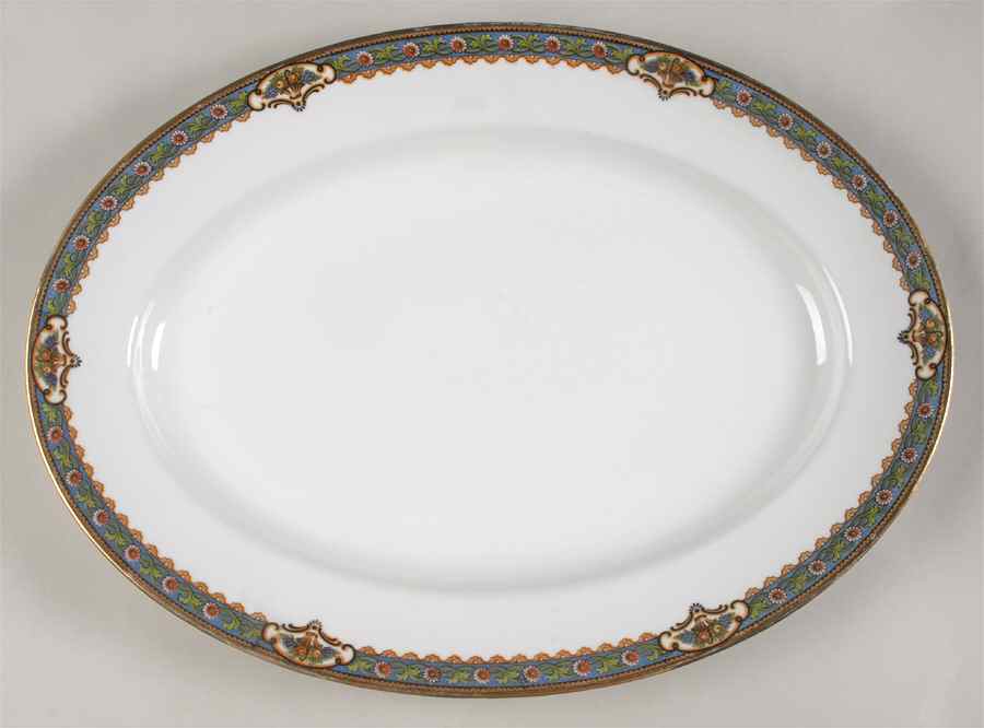 Clayton 16" Oval Serving Platter by Crown Imperial-1
