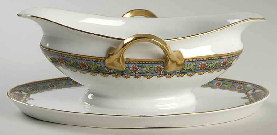 Clayton Gravy Boat with Attached Underplate by Crown Imperial-1