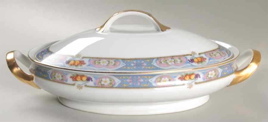 Clementine Oval Covered Vegetable by Crown Imperial-1