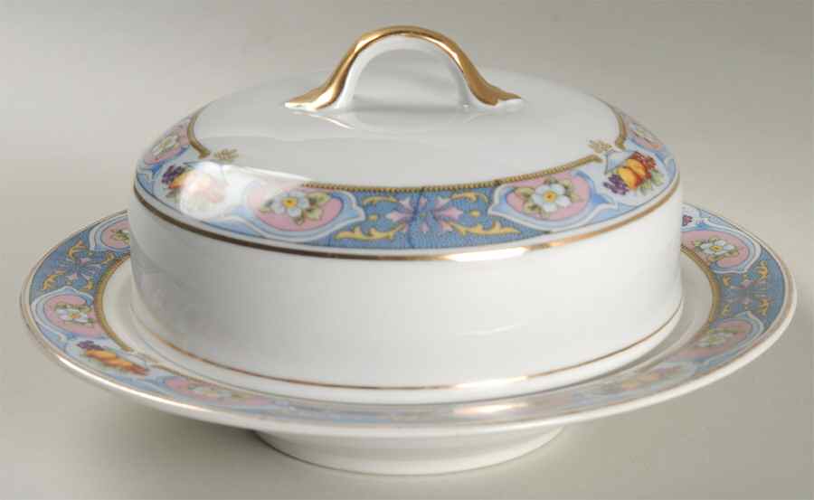 Clementine Round Covered Butter by Crown Imperial-1