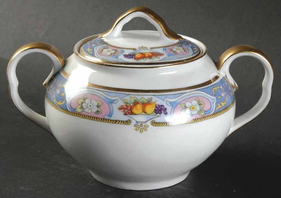 Clementine Sugar Bowl & Lid by Crown Imperial-1