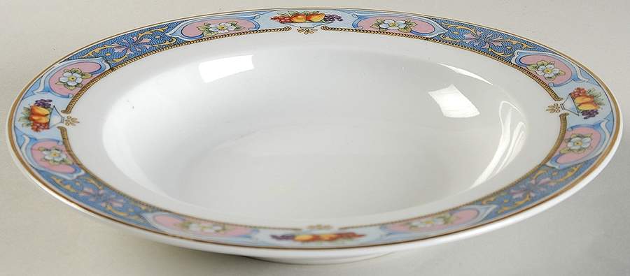 Clementine Rim Soup Bowl by Crown Imperial-1