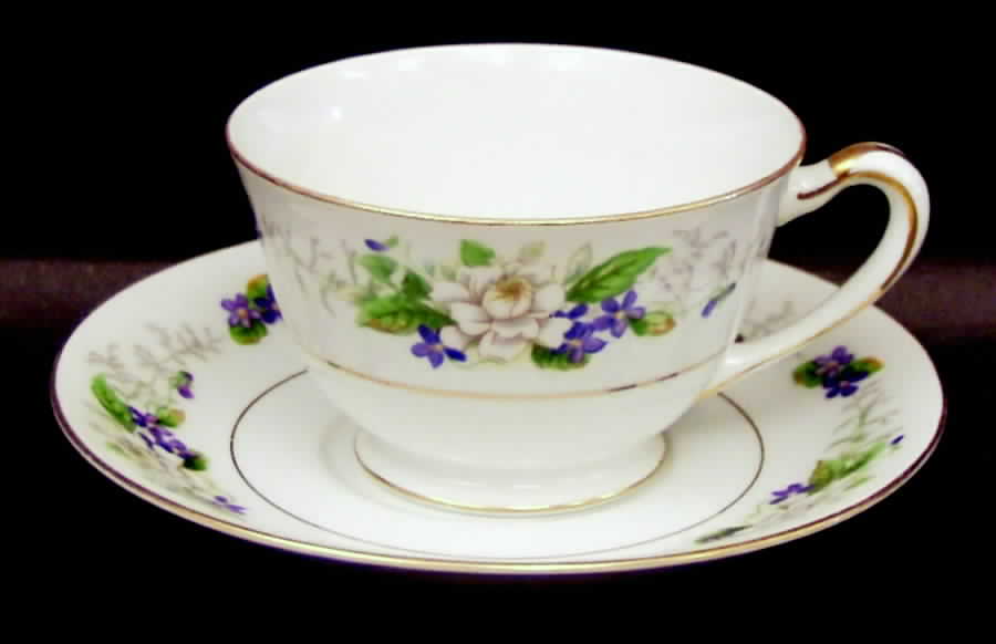 Lakeside Footed Cup & Saucer Set by Citadel-1