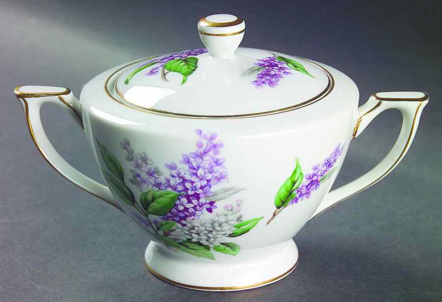 Lilac Sugar Bowl & Lid by Citadel-1