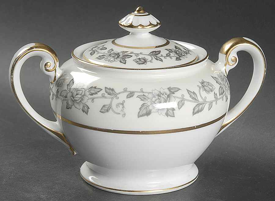 Minuit Rose Sugar Bowl & Lid by Citadel-1
