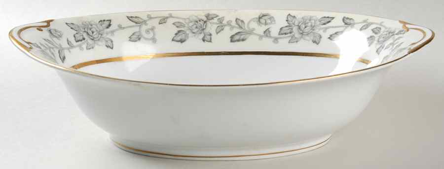 Minuit Rose 10" Oval Vegetable Bowl by Citadel-1