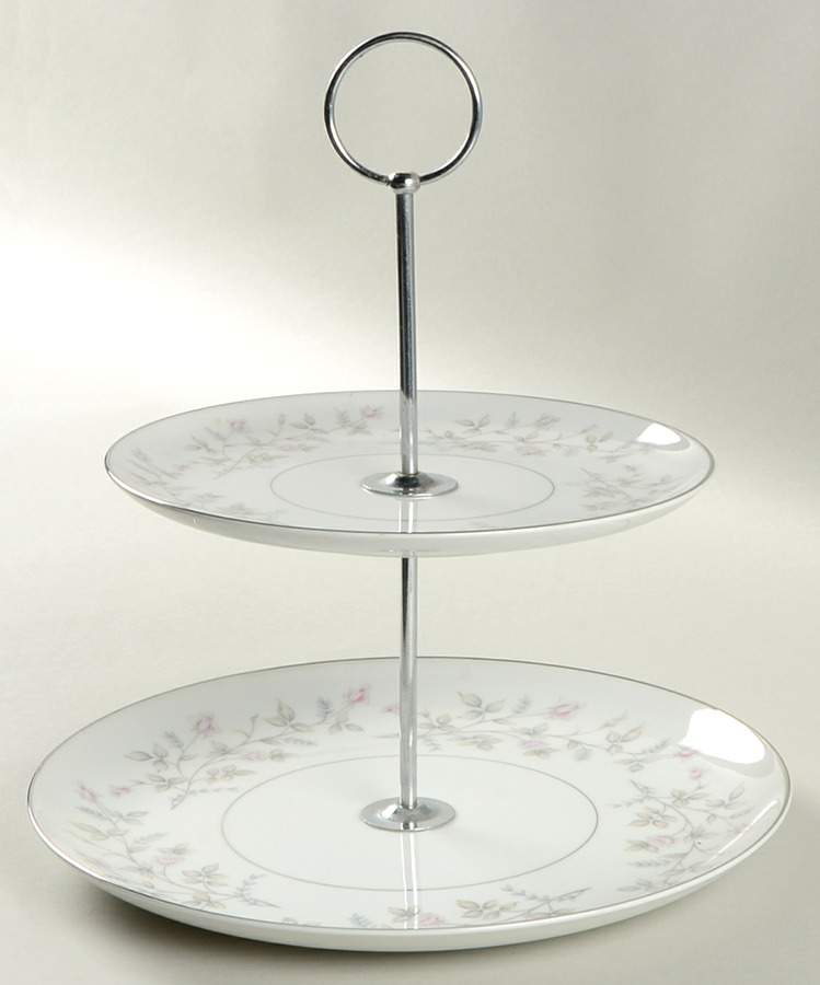 Sybil 2 Tiered Serving Tray (Dinner & Salad Plate) by Citadel-1