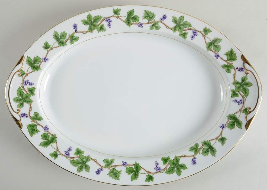 Vineyard 17" Oval Serving Platter by Citadel-1