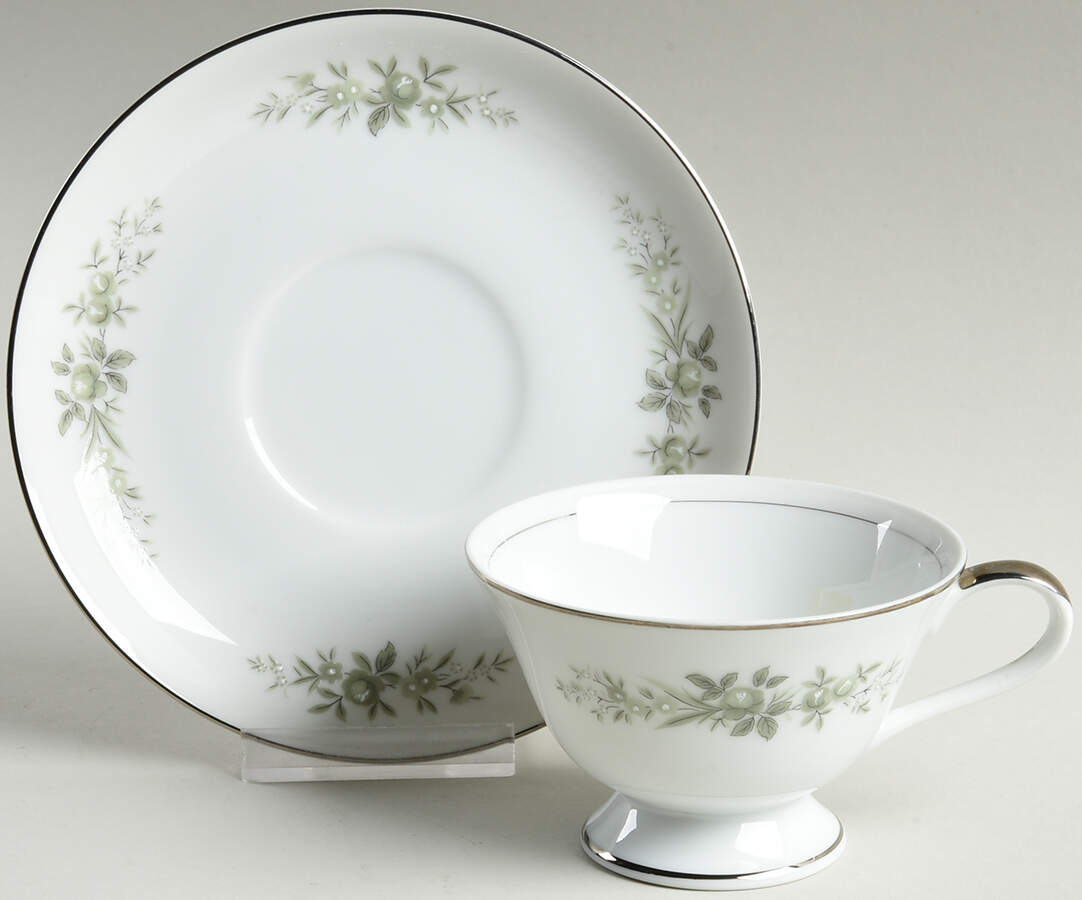 Langley Footed Cup & Saucer Set by Claridge-1