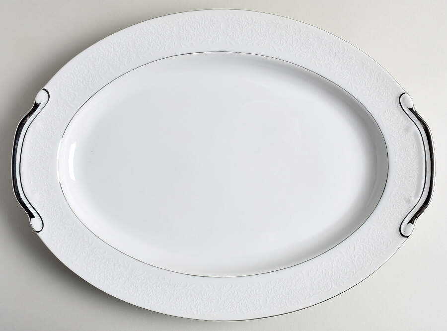 Moonlight 16" Oval Serving Platter by Claridge-1