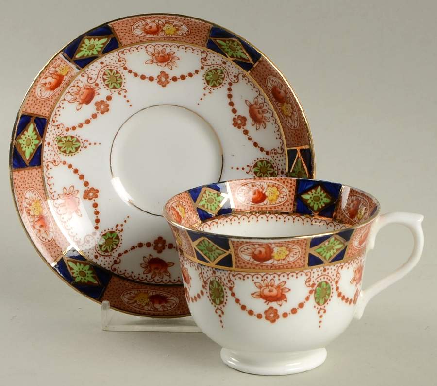 3775 Footed Cup & Saucer Set by Colclough-1