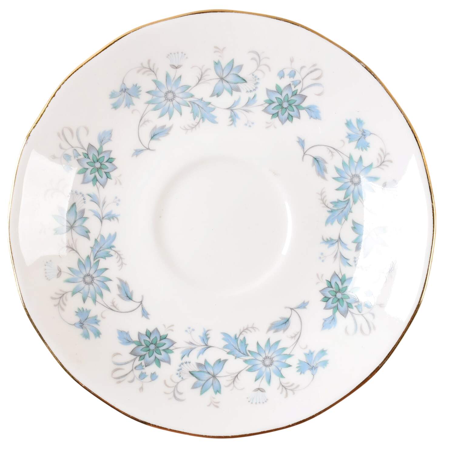 Braganza Saucer for Footed Cup by Colclough-1