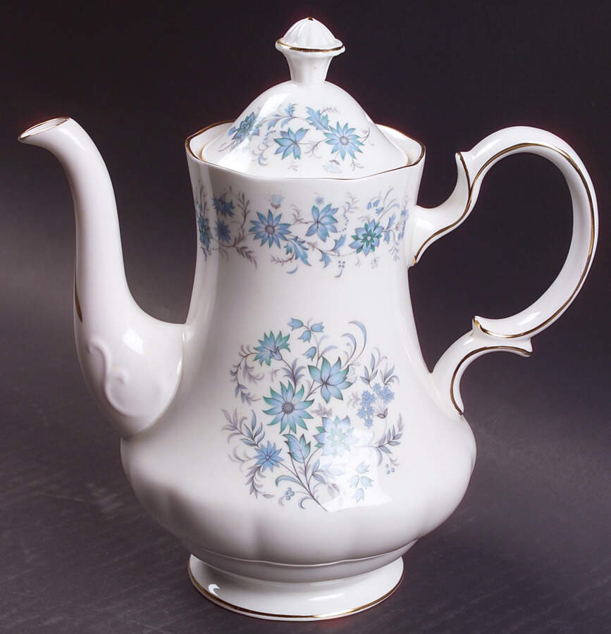 Braganza Coffee Pot & Lid by Colclough-1