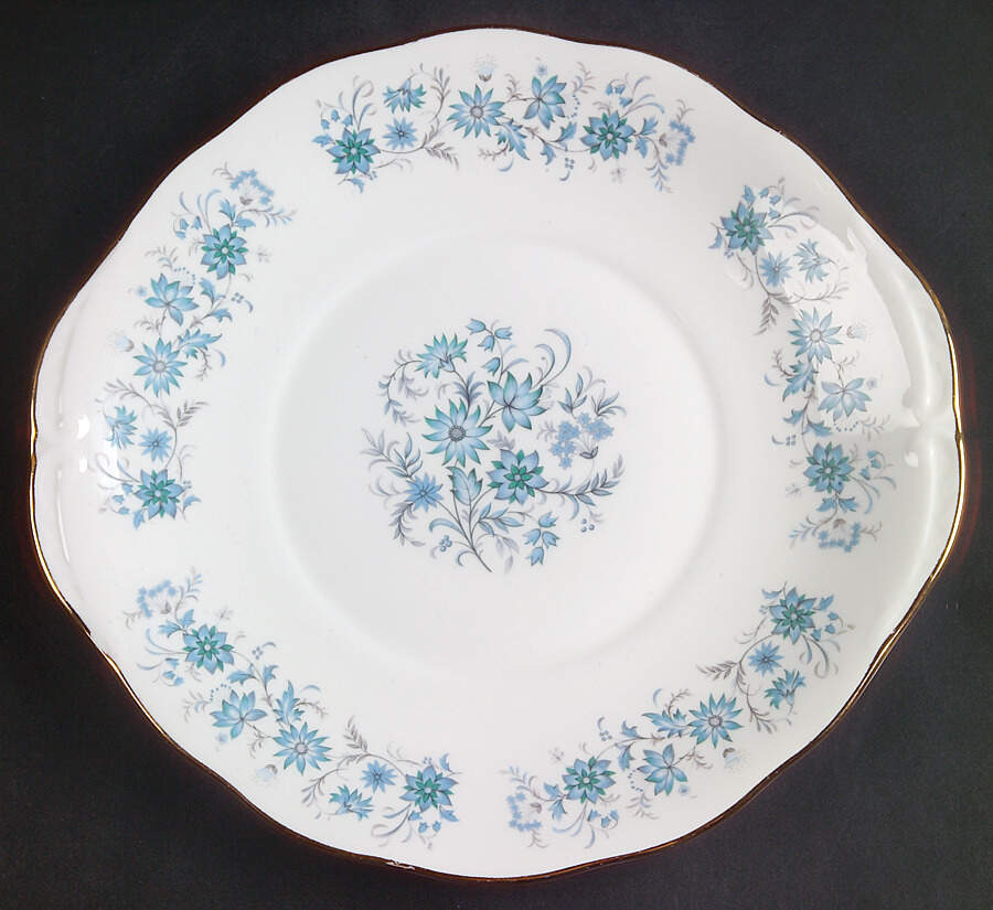 Braganza Handled Cake Plate by Colclough-1