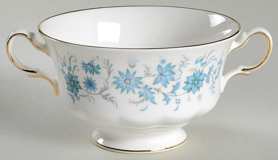 Braganza Footed Cream Soup Bowl by Colclough-1