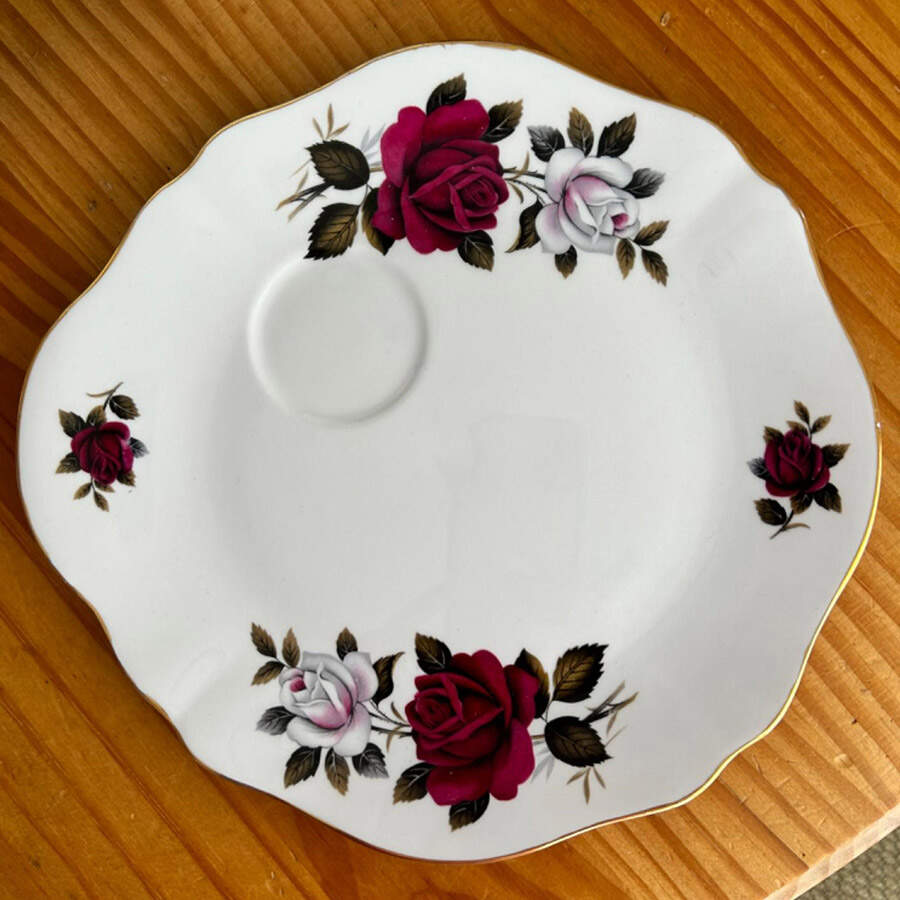 7906 Snack Plate by Colclough-1