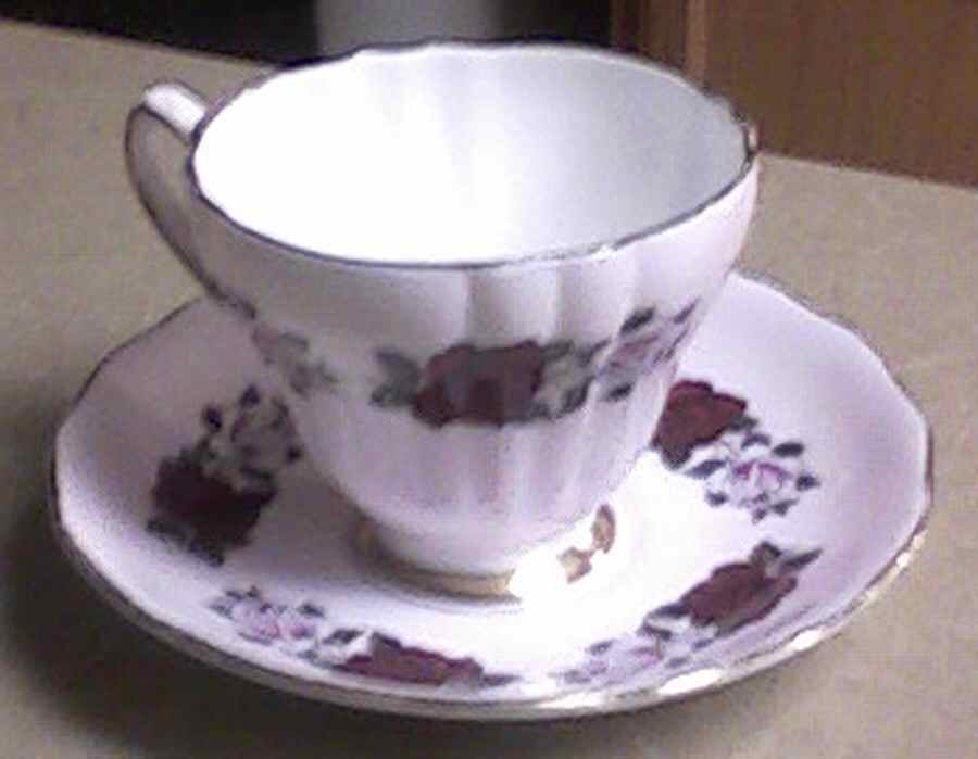 7906 Footed Cup & Saucer Set by Colclough-1