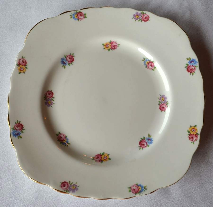 6453 Square Salad Plate by Colclough-1