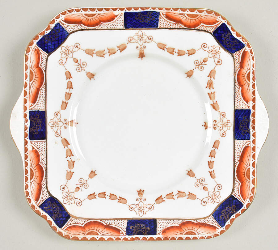 4995 Square Handled Cake Plate by Colclough-1