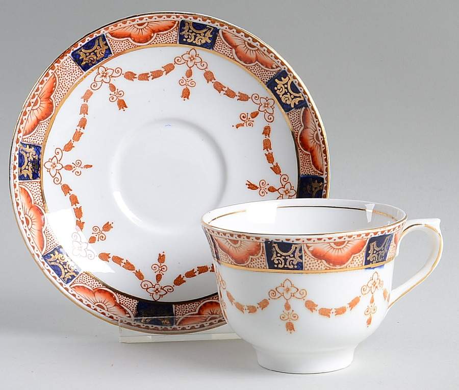 4995 Footed Cup & Saucer Set by Colclough-1
