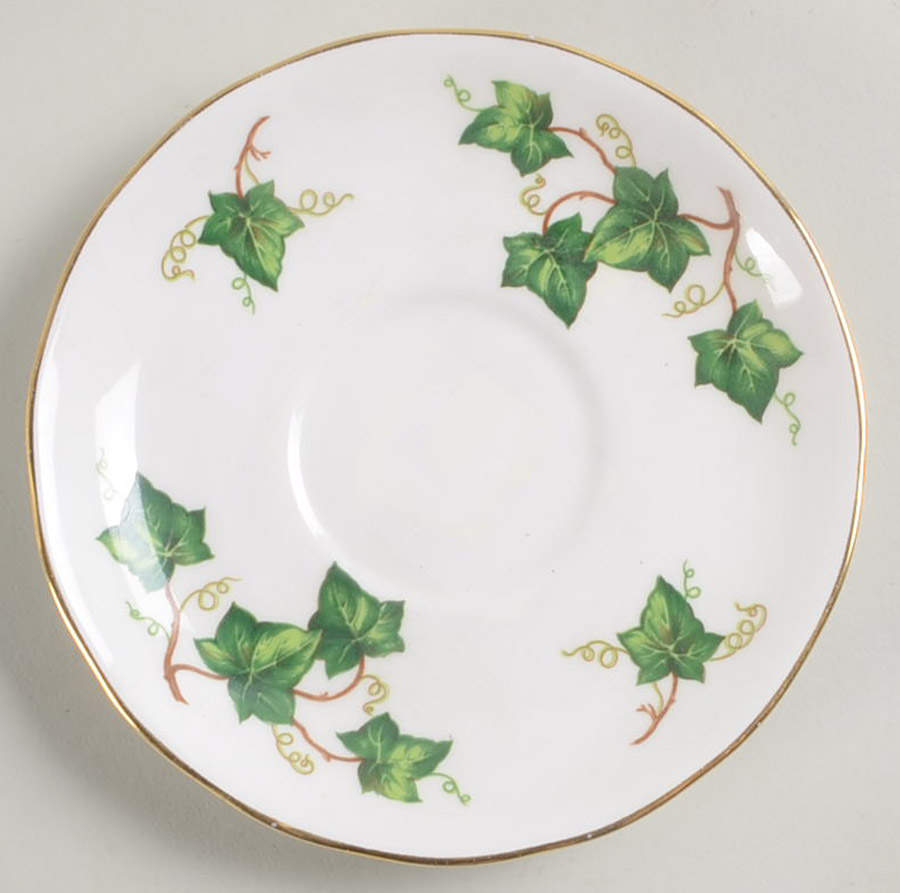 Ivy Leaf Saucer for Demitasse Cup by Colclough-1