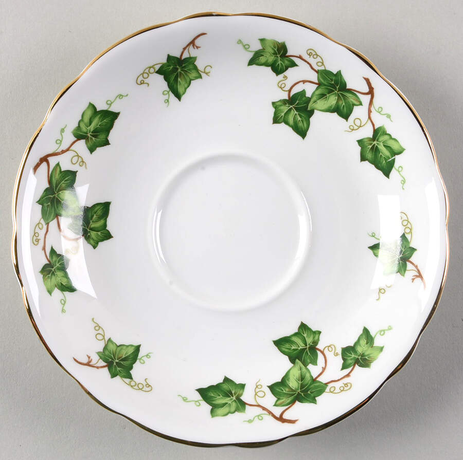 Ivy Leaf Saucer for Footed Cup by Colclough-1