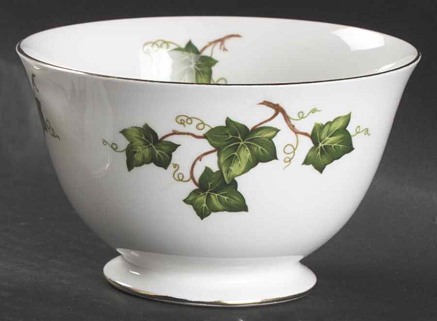 Ivy Leaf Open Sugar Bowl by Colclough-1