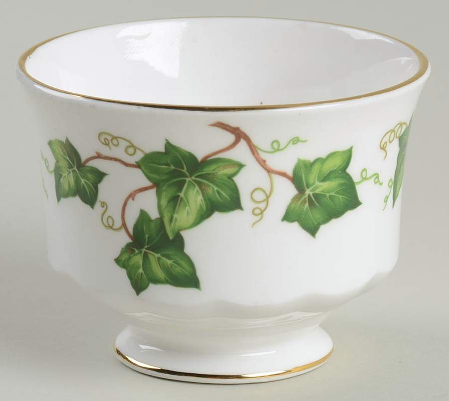Ivy Leaf Mini Open Sugar Bowl by Colclough-1