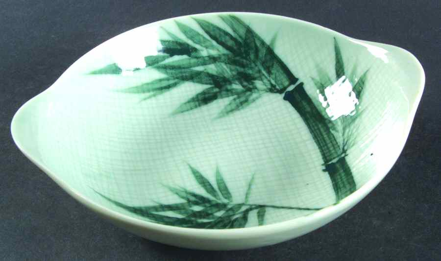 Bamboo (No Gold) Lugged Cereal Bowl by Celadon China-1