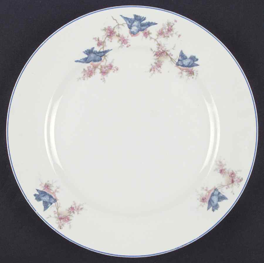 Bluebird Dinner Plate by Cleveland (USA)-1