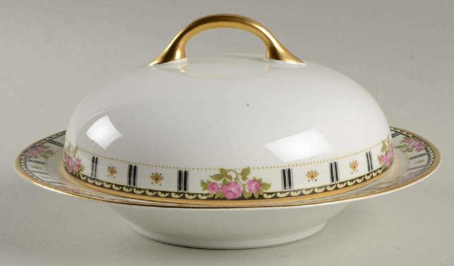 Bridal Round Covered Butter by Cleveland (USA)-1