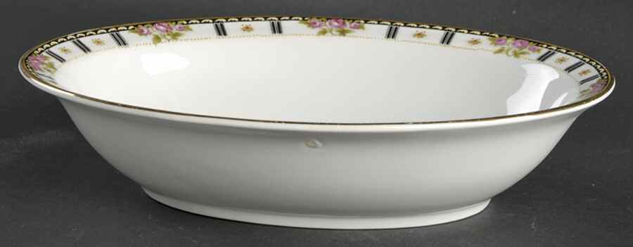 Bridal 9" Oval Vegetable Bowl by Cleveland (USA)-1
