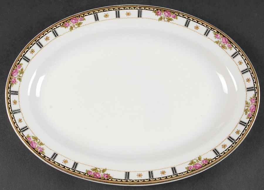 Bridal 10" Oval Serving Platter by Cleveland (USA)-1