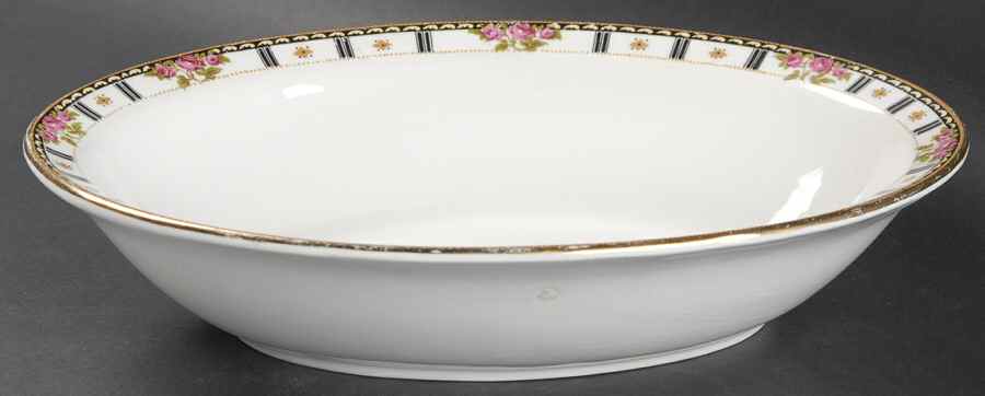 Bridal 10" Oval Vegetable Bowl by Cleveland (USA)-1