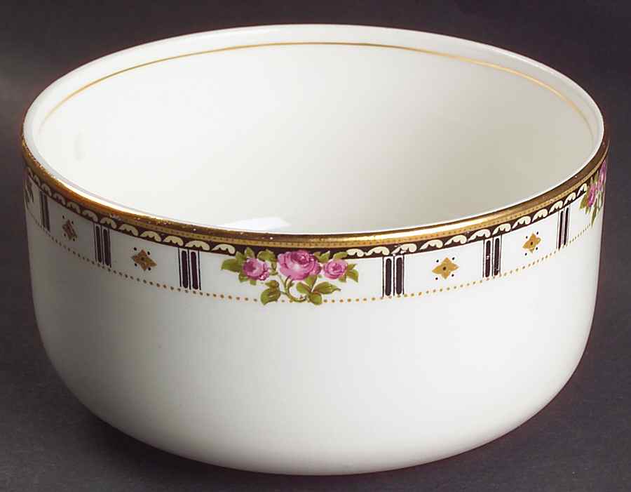 Bridal Cranberry Bowl by Cleveland (USA)-1