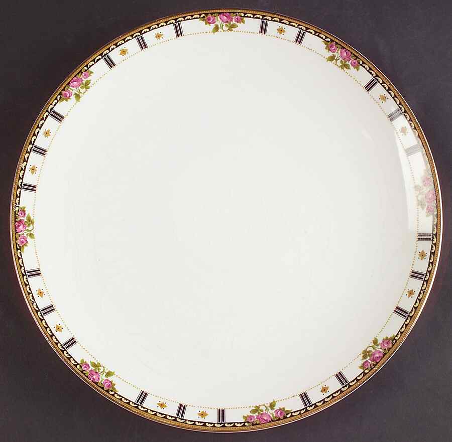 Bridal Coupe Dinner Plate by Cleveland (USA)-1