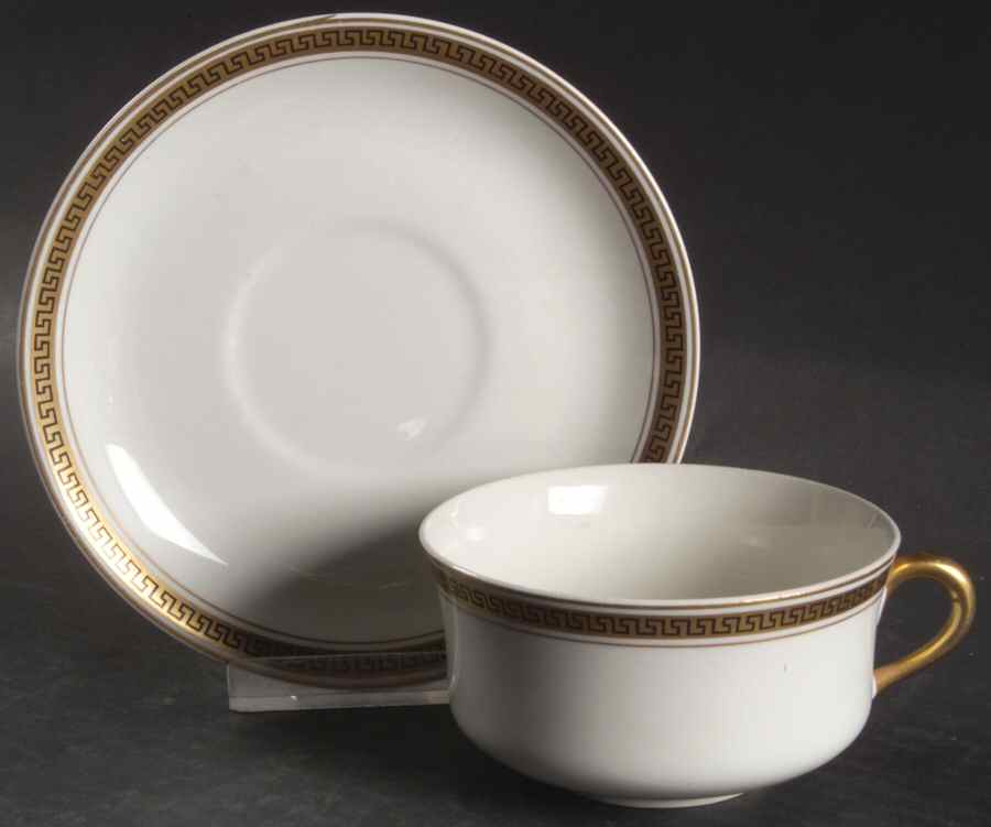 CLE2 Flat Cup & Saucer Set by Cleveland (USA)-1
