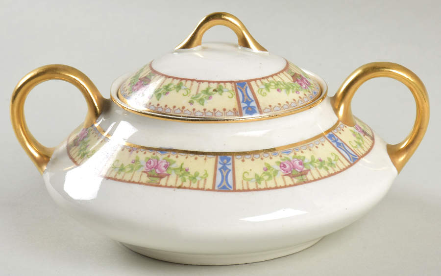 CLE7 Sugar Bowl & Lid by Cleveland (USA)-1