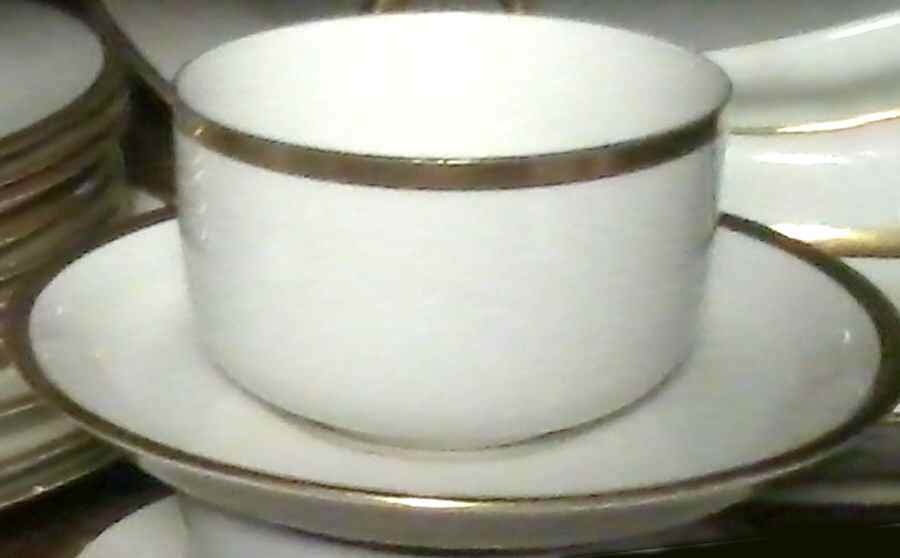 Hathaway Flat Cup & Saucer Set by Cleveland (USA)-1