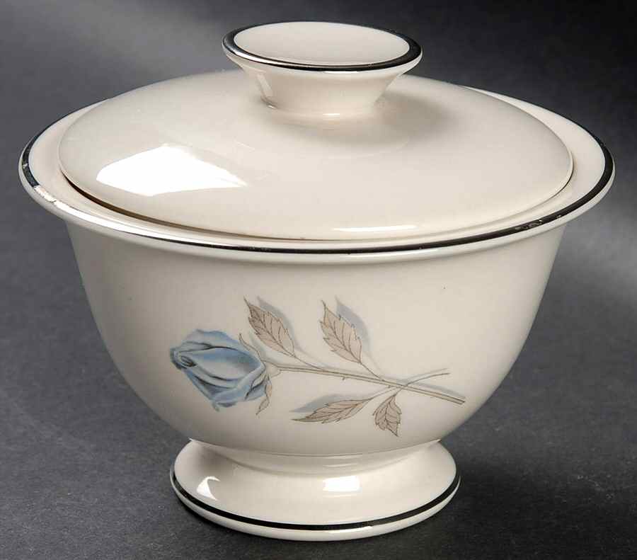 Blue Rhapsody Sugar Bowl & Lid by Carillon-1