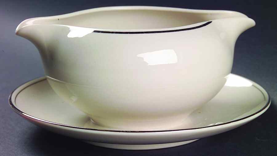 Harmony Gravy Boat with Attached Underplate by Carillon-1