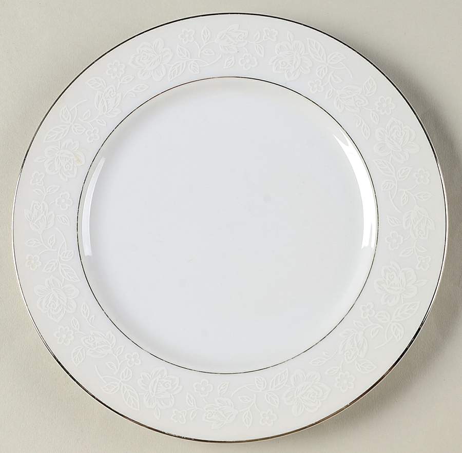 Victorian Rose Salad Plate by Crown Lancaster-1