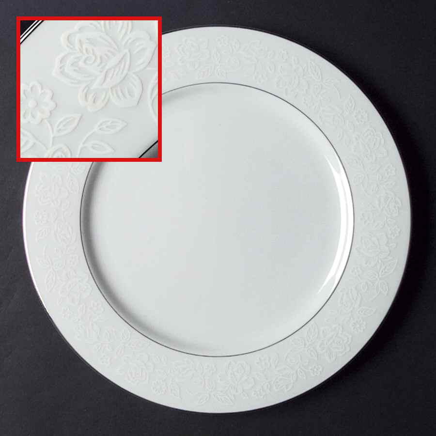 Victorian Rose Dinner Plate by Crown Lancaster-1