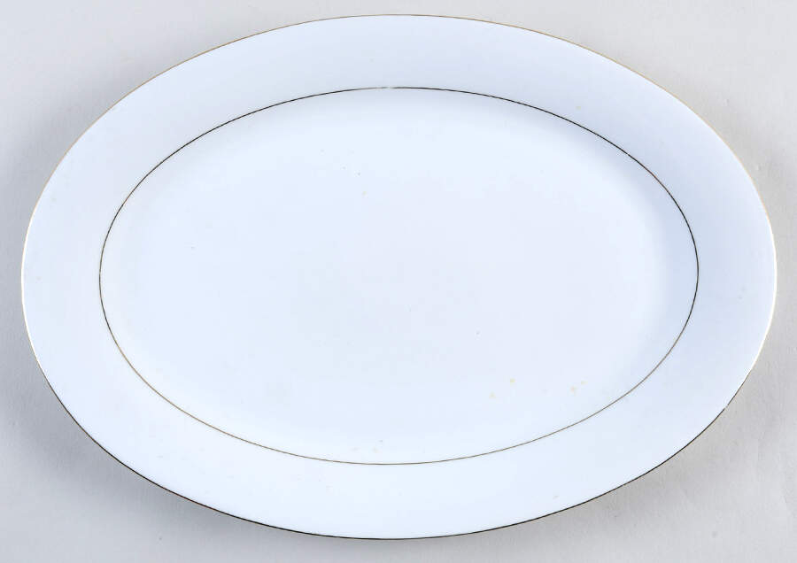 Classic Elegance 13" Oval Serving Platter by The Cellar (China)-1