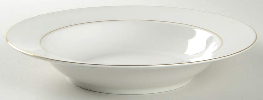 Classic Elegance Rim Soup Bowl by The Cellar (China)-1