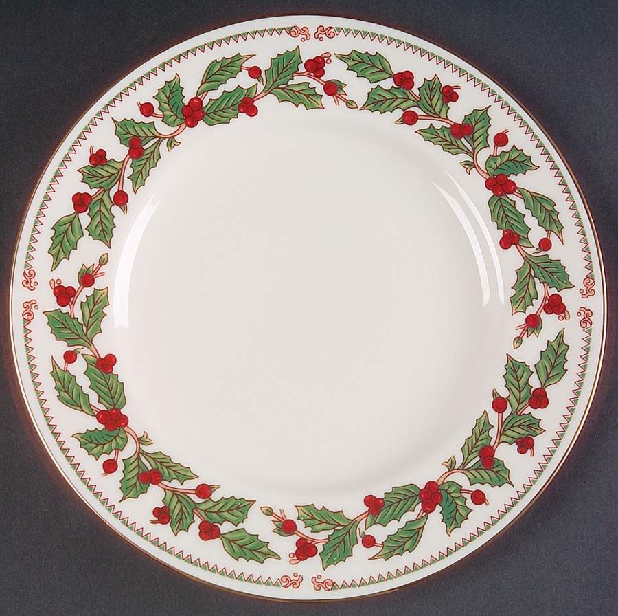 Ivory Holly (China) Salad Plate by The Cellar (China)-1